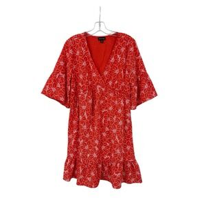 Chloe + Rene Dress Womens‎ Size M Cottagecore Floral Romantic Feminine Ruffle